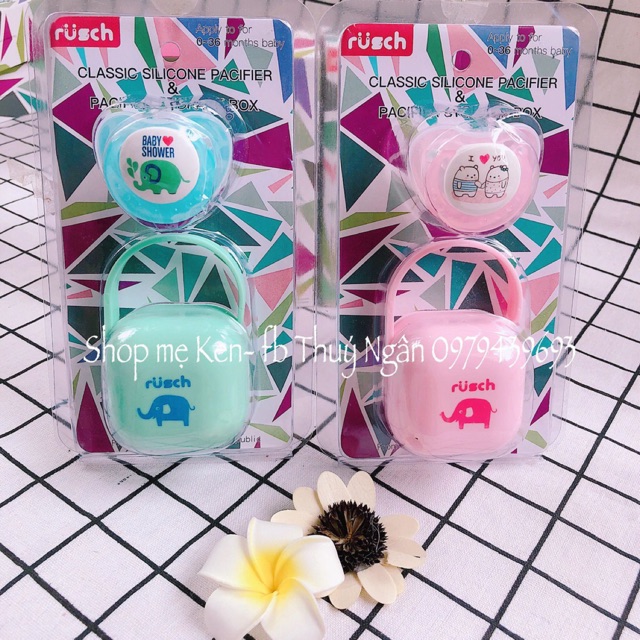 Ti giả Rusch có hộp đựng cho bé