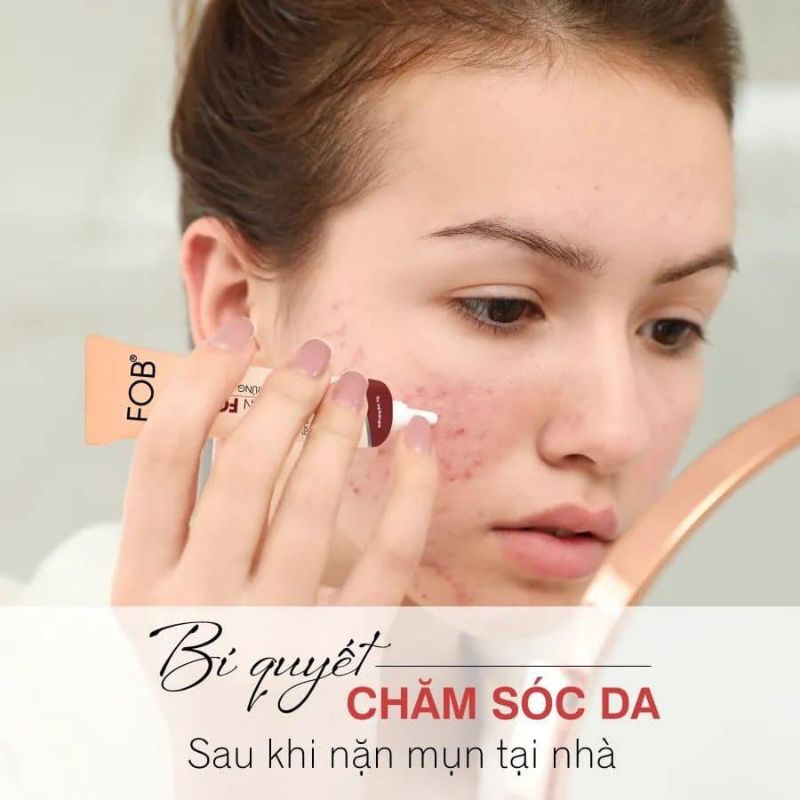 Chấm Mụn FOB 10 Lotion 10g - Giảm Mụn Đầu Đen, Mụn Mủ Viêm, Mụn Ẩn