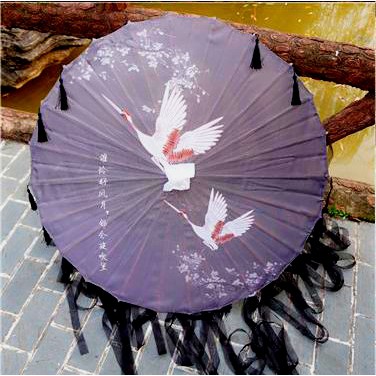 Ô cổ trang- Ô dù Trung hoa cổ trang tua dài