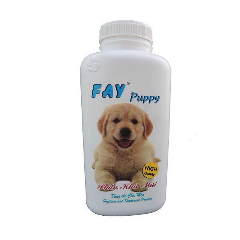 Phấn rôm khử mùi, tắm khô cho chó Fay Puppy 120g 😍😍