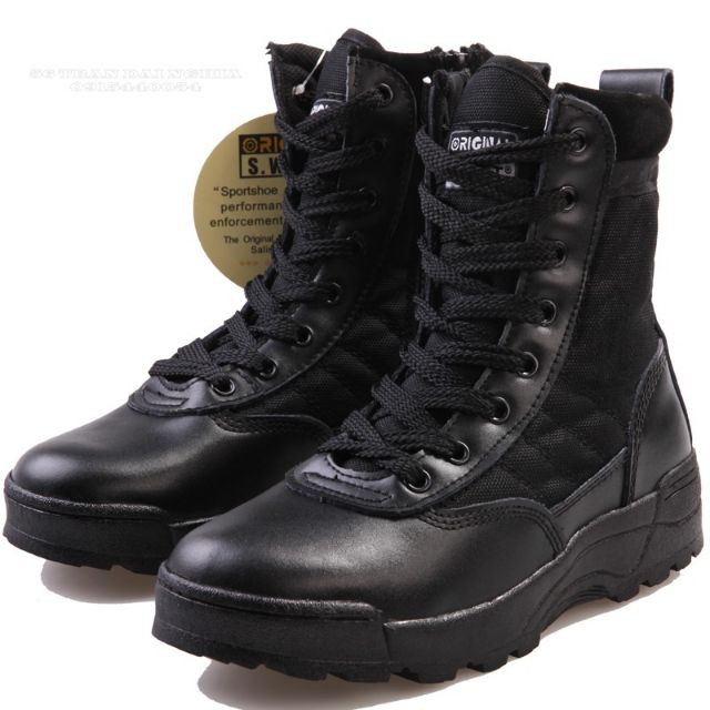 BÁN SỈ - Giày SWAT cao cổ ĐEN giày thể thao giày du lịch giày dã ngoại | BigBuy360 - bigbuy360.vn