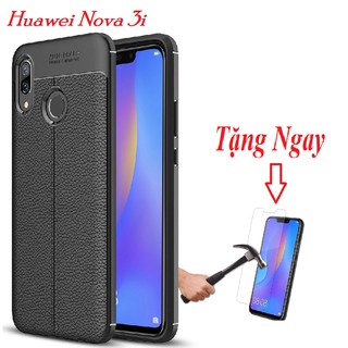 HUAWEI NOVA 3i ỐP LƯNG DẺO DA AUTOFOCUS+cường lực theo máy