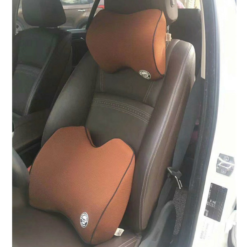 ⚡ Bộ tựa lưng gối cao su mềm Kangchebao dùng trên ô tô hoặc ở nhà, văn phòng