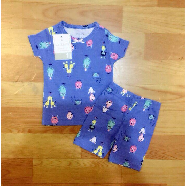 Đồ bộ lửng bé gái ♥️ FREESHIP ♥️ Chất thun borip mềm mịn, co giãn tốt, họa tiết tươi sáng