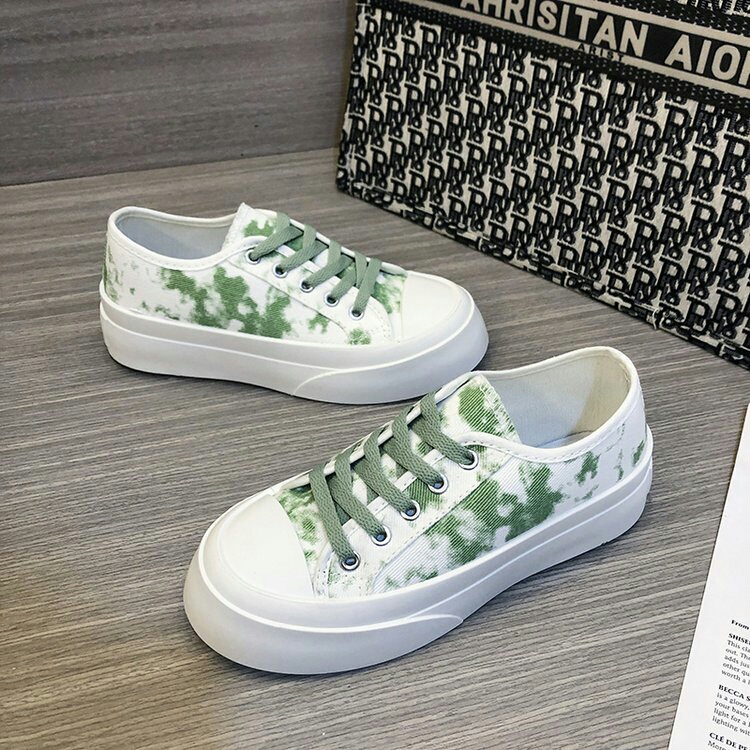 Hàng đẹp full hộp  Giày thể thao sneaker nữ FREESHIP   thiết kế dây kép màu vẩy cá tính