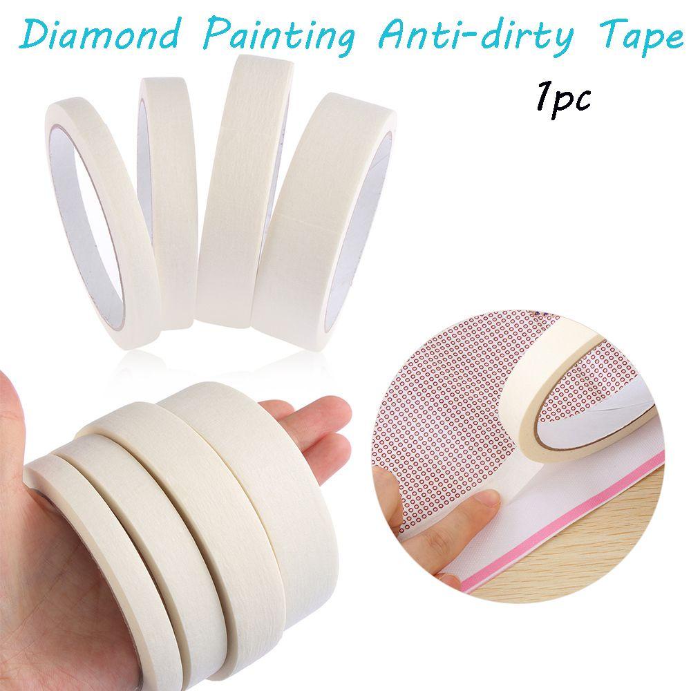 ZAIJIE24 Cuộn Băng Keo 20m Màu Trắng Chống Bẩn DIY