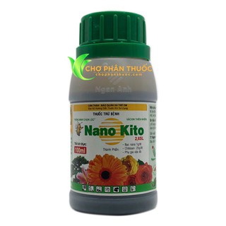 Nano kito 2.6SL ngừa nấm, trị bệnh đen đầu rễ phong lan, tuyến trùng