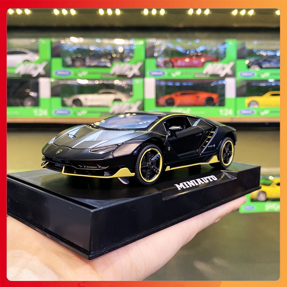 Mô hình xe Lamborghini Centenario LP 770-4 tỉ lệ 1:32 hãng MINIAUTO