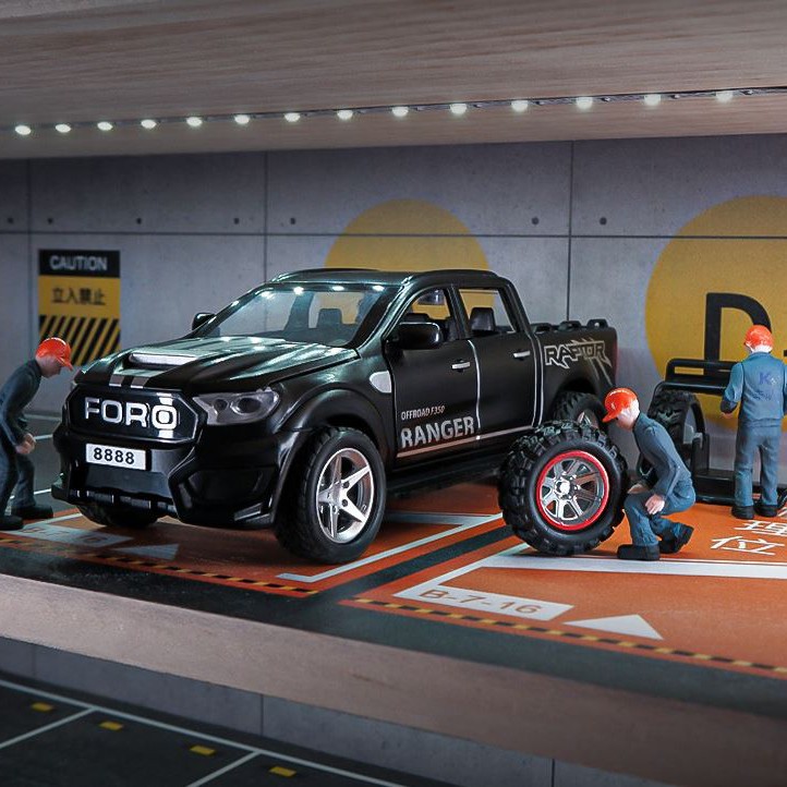 Xe mô hình kim loại Ford Ranger Raptor F350 Tỷ lệ 1:32