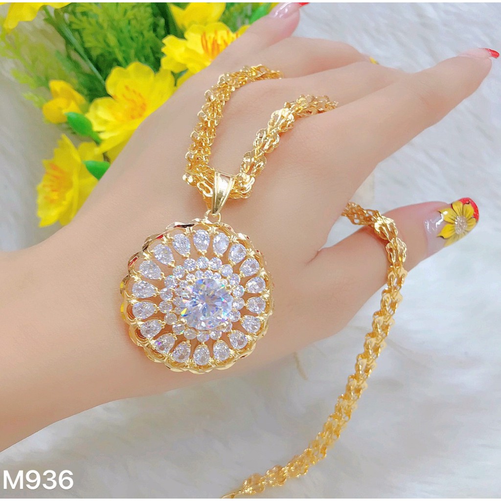 Dây Chuyền Nữ Mạ Vàng 18K Chim Công 131.171020 Bao hoàn tiền - Bao đổi trả trong 07 ngày nếu hàng kém chất lượng, sai hì