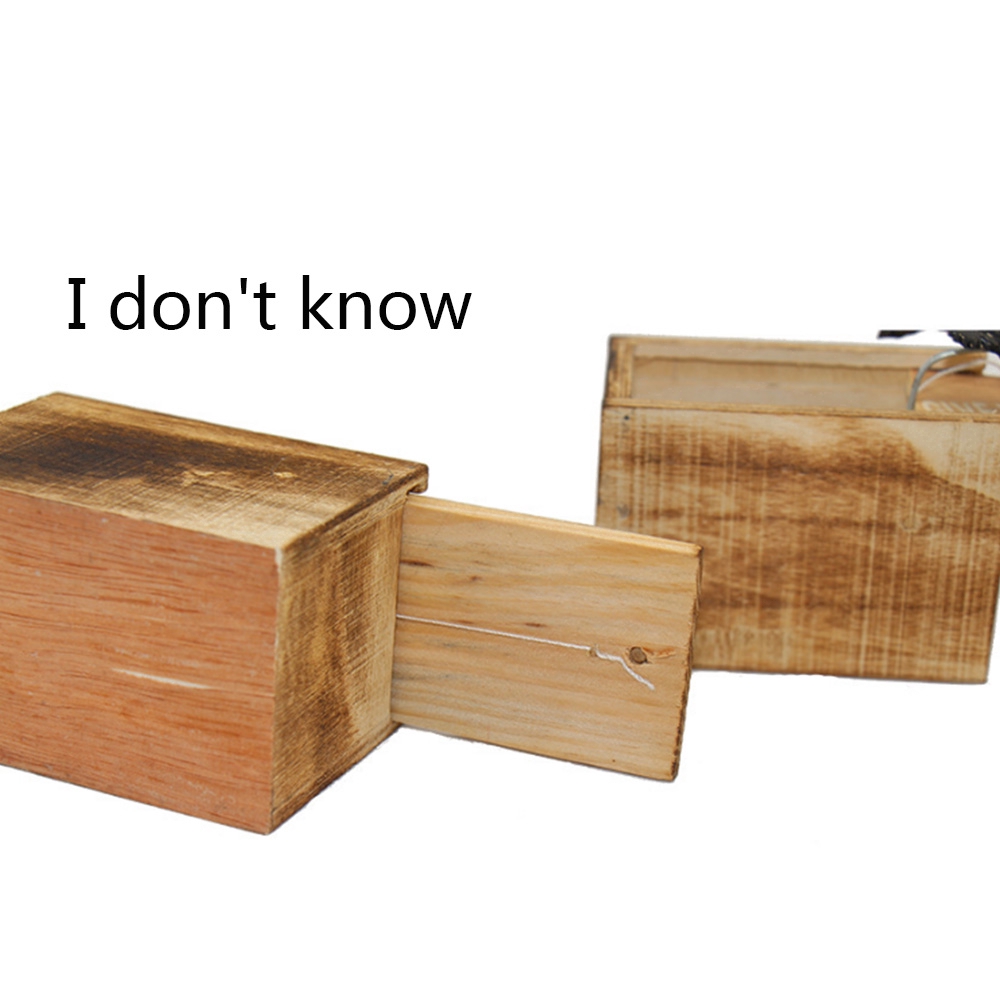 Hộp Đồ Chơi Bù Nhìn Nhện Bằng Gỗ Vui Nhộn Dùng Làm Quà Halloween