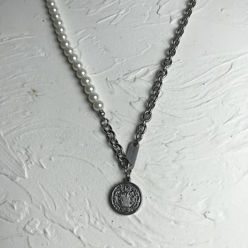 Vòng cổ chuỗi hạt ngọc trai nhân tạo phong cách cổ điển thời trang cho nam và nữ