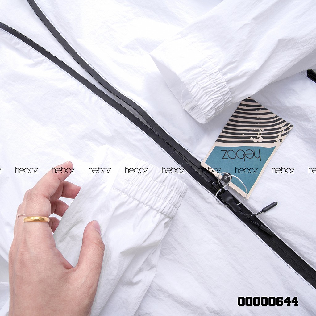 Áo khoác gió nhăn Heboz 1 lớp 3M - chất vải gió nhăn nhẹ nhàng, thoáng mát - 00000644