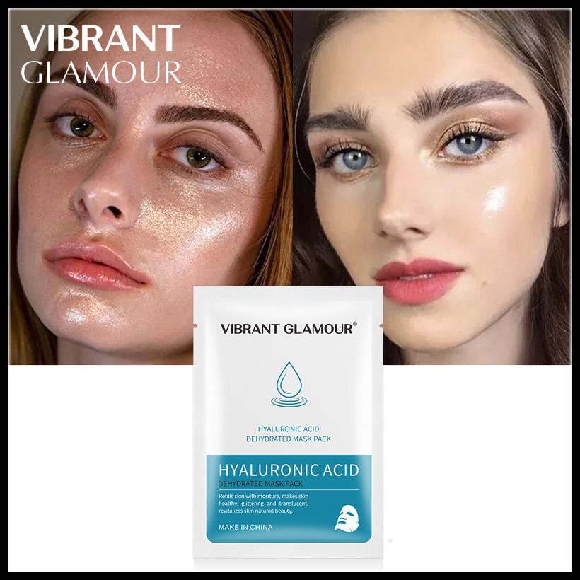 [CHÍNH HÃNG] VIBRANT GLAMOUR Mặt Nạ Khô Hyaluronic Acid Dưỡng Da Khan Mặt Nạ Dưỡng Ẩm Săn Chắc Da Chuyên Sâu 15g