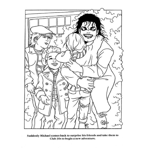 Bộ 33 tranh tô màu Michael Jackson, tranh tô màu dành cho người lớn, giấy tô màu dành trẻ em
