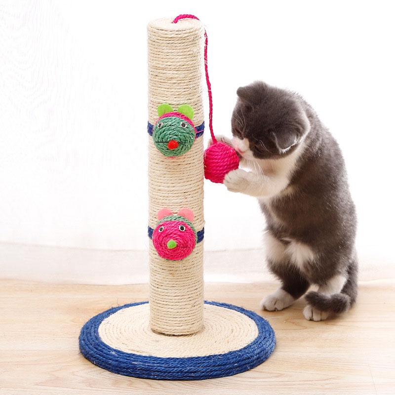 Trụ cào móng cho mèo quấn dây thừng - CutePets