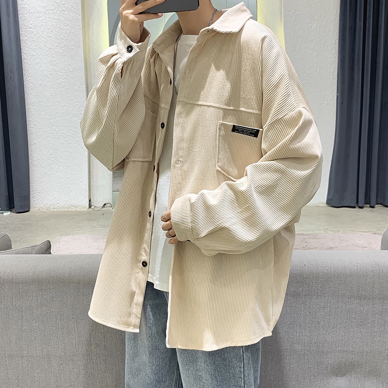 Áo sơ mi nam form rộng thời trang unisex hàn quốc 2021 áo khoác nam kiểu sơ mi bigsize phong cách ulzzang du lịch đi học