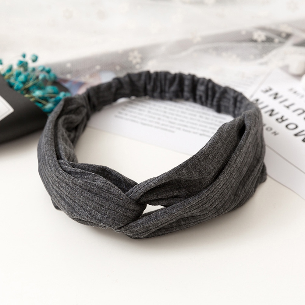 Băng Đô Cài Tóc Nữ Màu Trơn Thời Trang