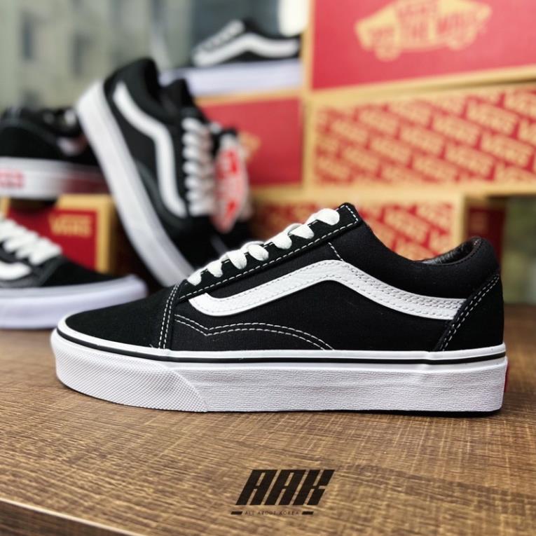 Giày Vans Old Skool Phối Màu Đen Trắng Kinh Điển - Đầy Đủ Hộp Tem Tag Đi Kèm - Nhập Khẩu Từ Mỹ