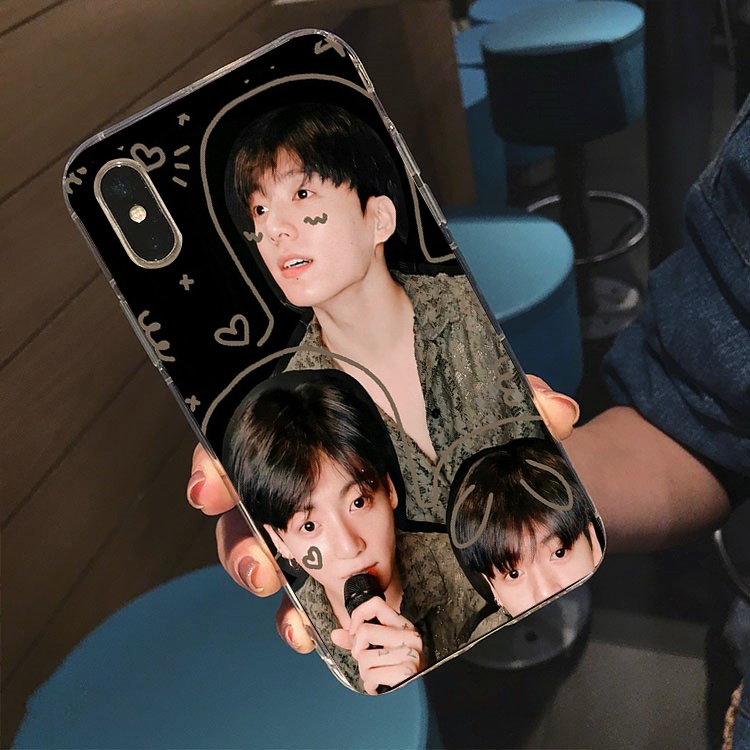 Ốp iphone Jungkook chibi cho iPhone 13ProMax 11 X XsMax Xr 7 8Plus  BLUJJK0030