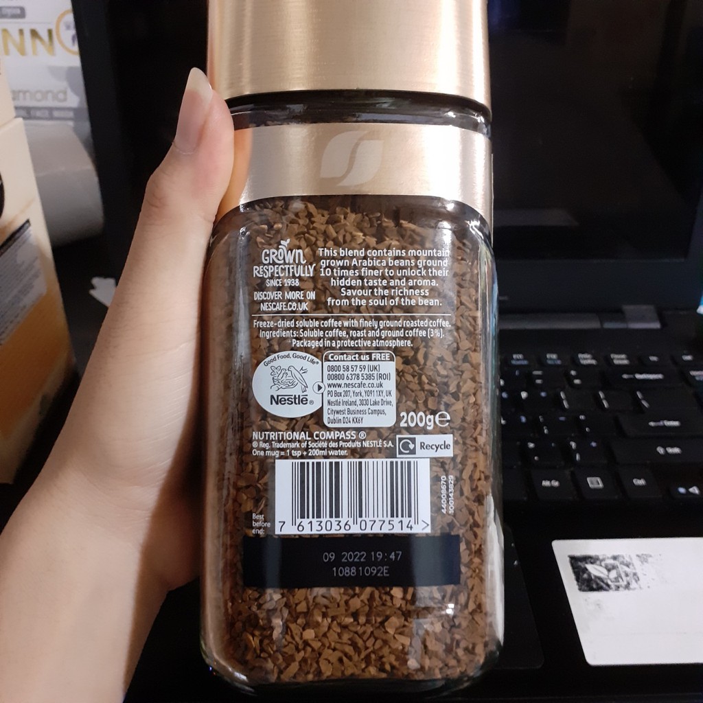 Nescafe Gold Blend Hũ 200g