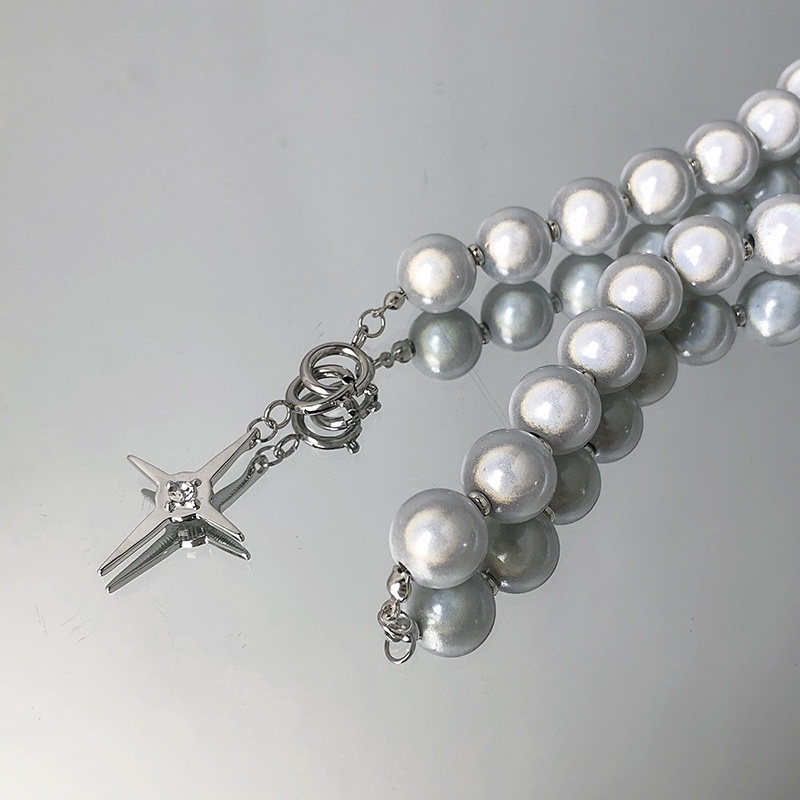 Vòng cổ sợi xích mặt thánh giá phong cách hiphop đường phố