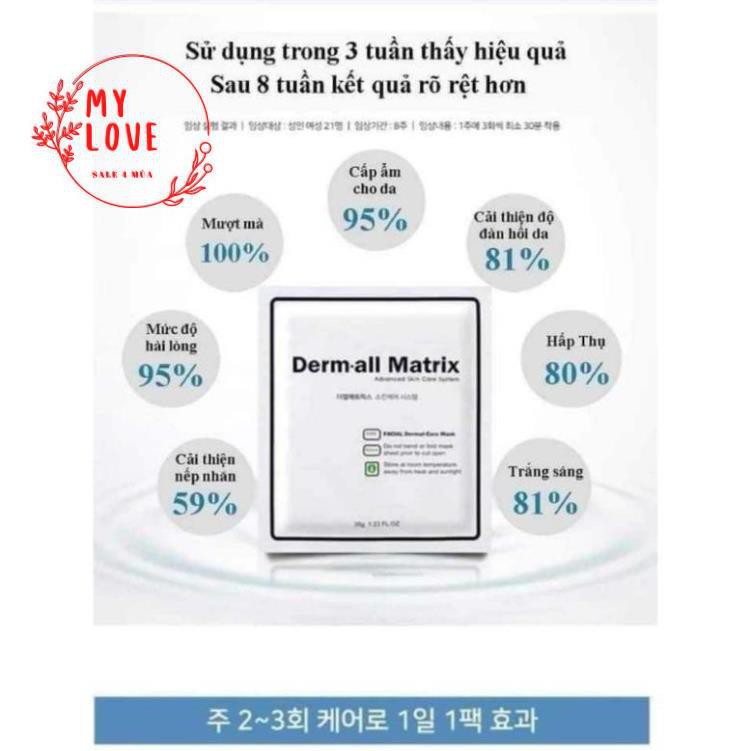 ☘️ Mặt nạ thạch DERM ALL MATRIX HÀN QUỐC dưỡng da, nâng cơ da mặt giúp da căng mịn hết nếp nhăn