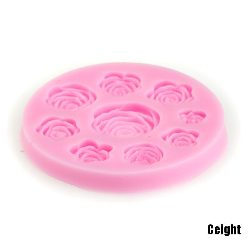 1 Khuôn Làm Bánh / Sô Cô La Bằng Silicone Hình Bông Hoa Xinh Xắn
