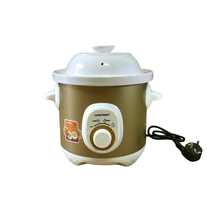 Nồi Hầm Điện, Kho Cá Chefman CM-520 - Nồi Hầm Cháo Đa Năng