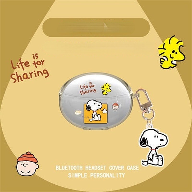 Hàng Sẵn Sàng! Vỏ Bảo Vệ Hộp Sạc Tai Nghe OPPO Enco Air 2 Pro Mềm Họa Tiết Hoạt Hình Pikachu & Thỏ Tím