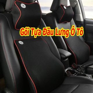 Gối tựa đầu và lưng cao su non ngồi ghế ô tô