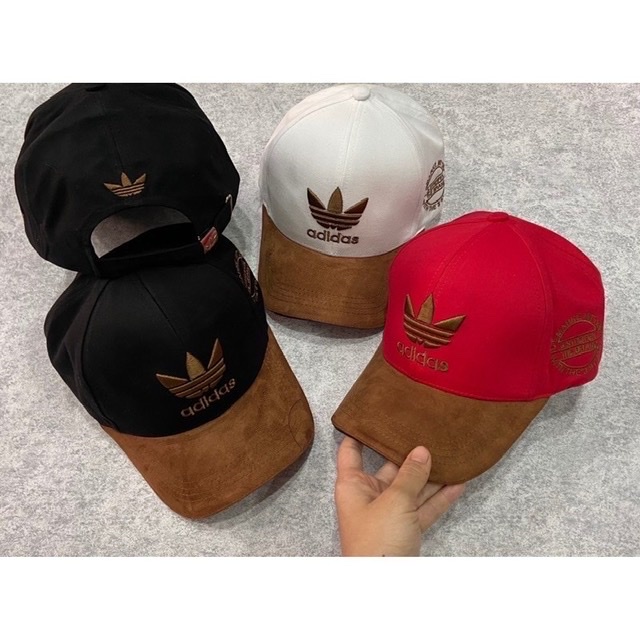 Mũ lưỡi trai kaki phối màu thêu chữ nam nữ đẹp