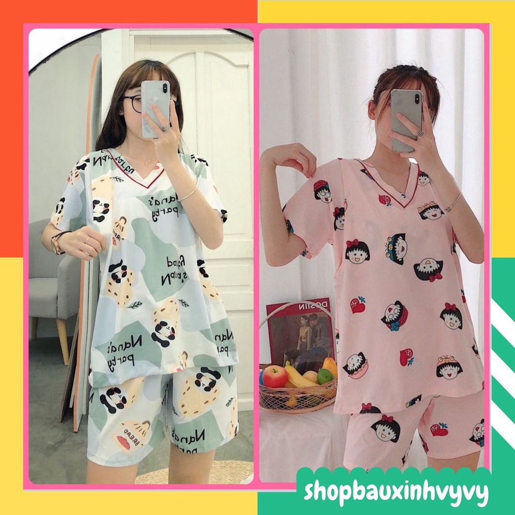 Bộ bầu lửng sau sinh mặc nhà, chất vải mềm, phong cách thời trang, trẻ trung, năng động