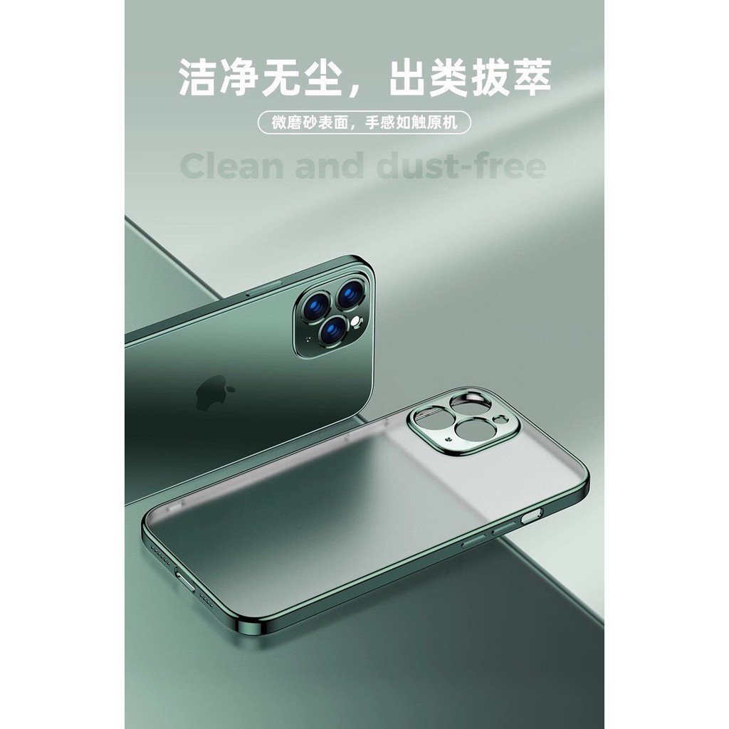 Ốp iphone 13 -Ốp lưng nhám viền mầu cho Iphone 11 đến 13 promax Sulada cao cấp