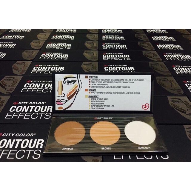 🙉🙉🙉 Bảng phấn tạo khối và highlight City Color Contour Effects | BigBuy360 - bigbuy360.vn