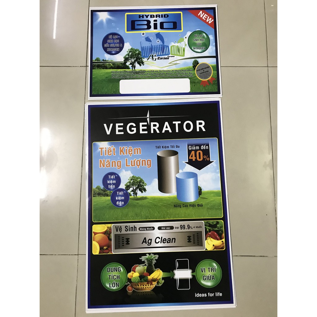 Combo 10 tem dán tủ lạnh không ghi thương hiệu/ Combo 10 miếng dán tủ lạnh không ghi thương hiệu (mẫu 5)