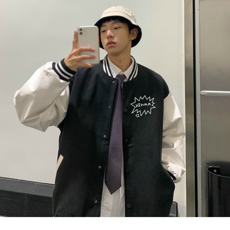 Áo Khoác Da Lộn - Áo Khoác Bomber Jacket Phi Hành Gia bán súng Nam Nữ đều mặc được dày dặn