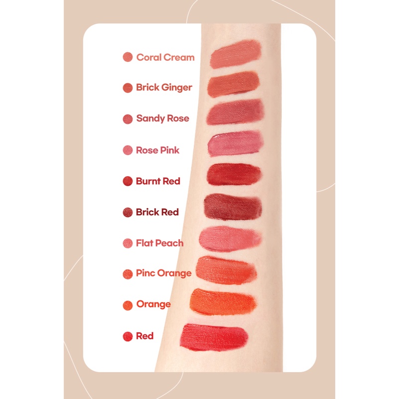 [HSD 12/2023] Son kem lâu trôi NATURE REPUBLIC By Flower Triple Mousse Tint 4.5g