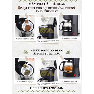 Máy pha cà phê Bear - KFJ403