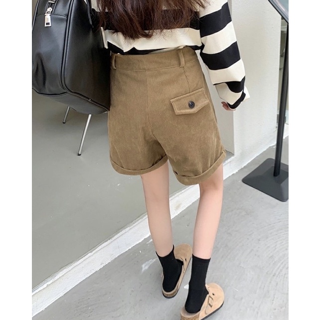 Quần short nhung tăm Q23