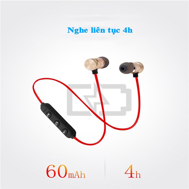 [XẢ KHO 3 NGÀY] Tai nghe bluetooth nhét tai không dây Sport S8 tặng kèm dây sạc 28K -  Âm Thanh Siêu Bass