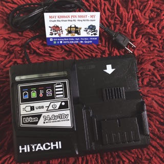 Xạc Hitachi 14.4v_18v có úb xạc điện thoại