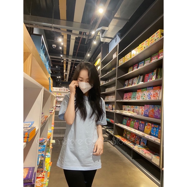 Áo Thun Trơn Basic Cổ Tròn Cotton 4 Chiều Cao Cấp, Co Giãn, Thoáng Mát - XANH NHẠT - GUNN T-SHIRT