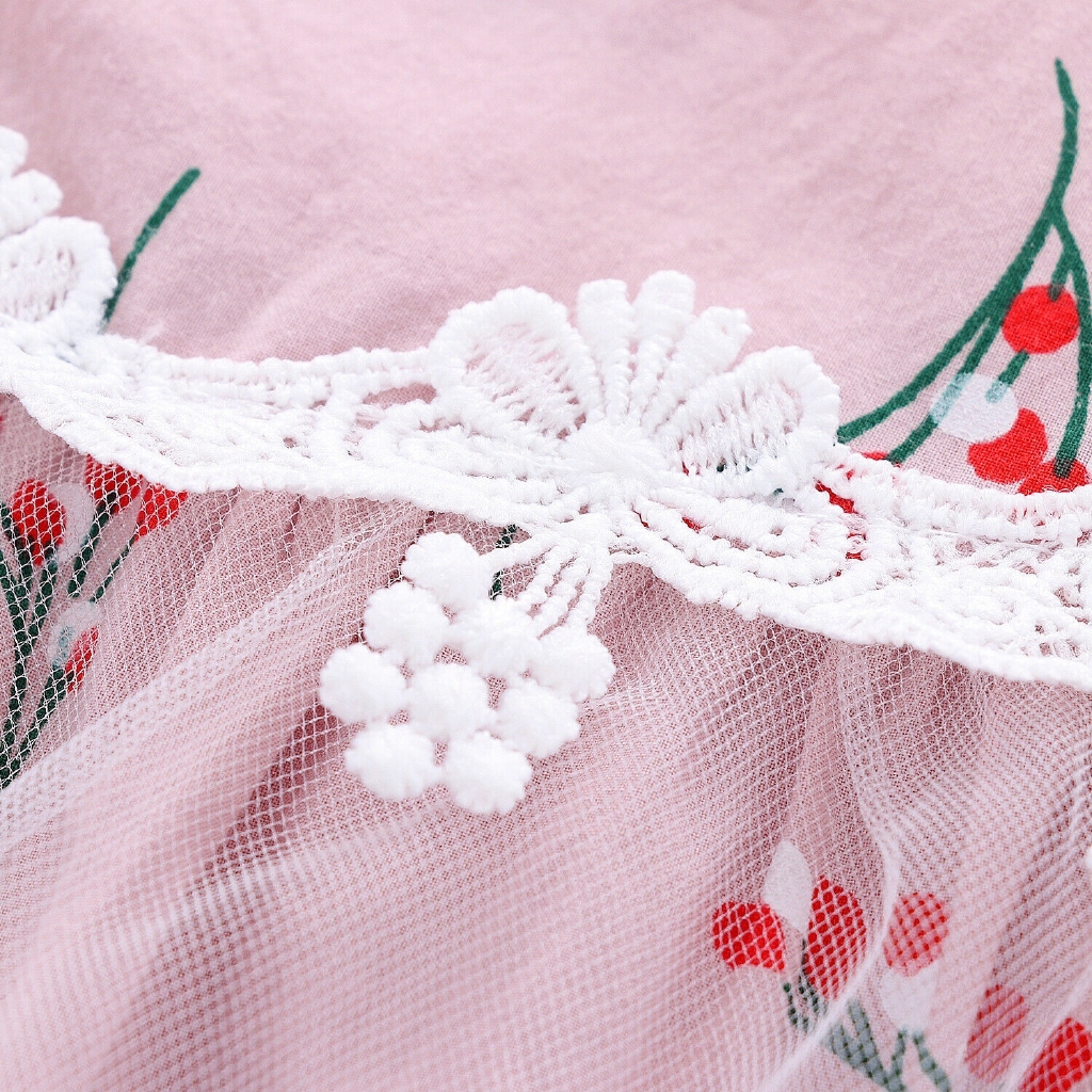 Đầm xoè Tutu phối hoa cho bé gái