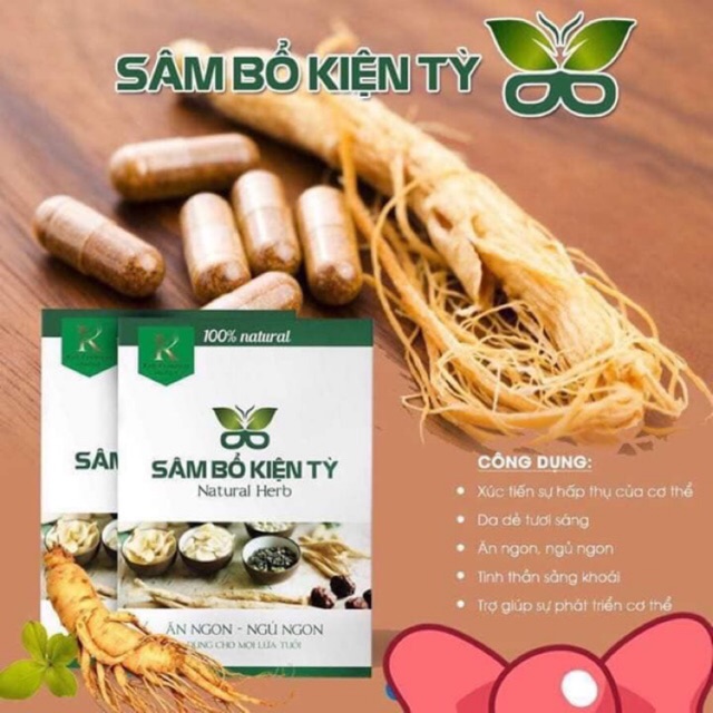 THẢO DUỢC TĂNG CÂN SÂM BỔ KIỆN TỲ CHÍNH HÃNG