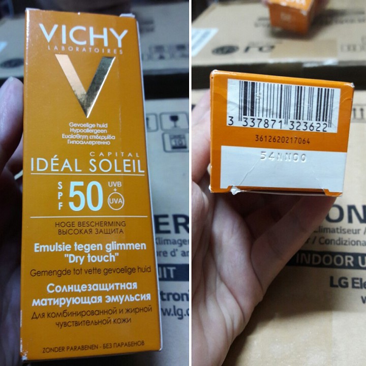 kem chống nắng vichy Ideal Soleil Mattifying Face Fluid – Dry Touch SPF50+ 50ml