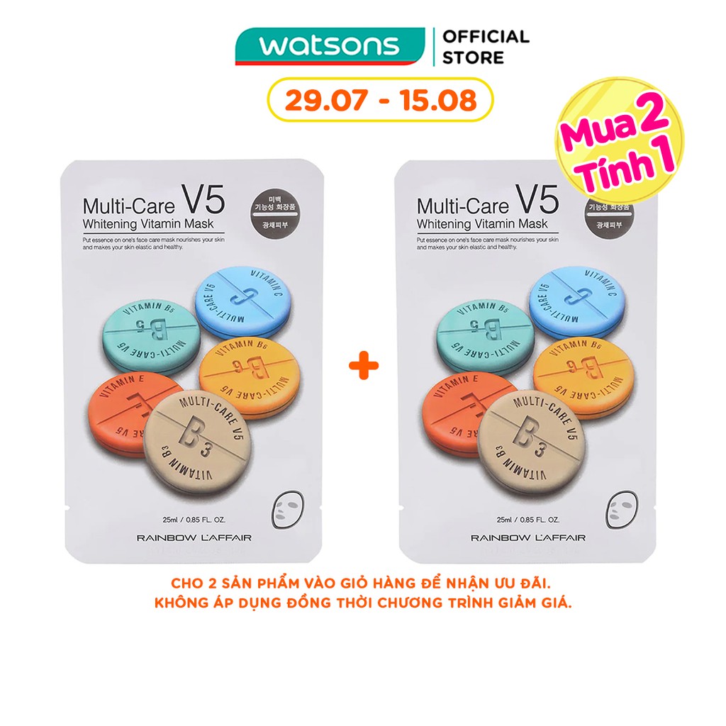Mặt Nạ Dưỡng Da Rainbow L'Affair Multi-Care V5 Whitening 25ml
