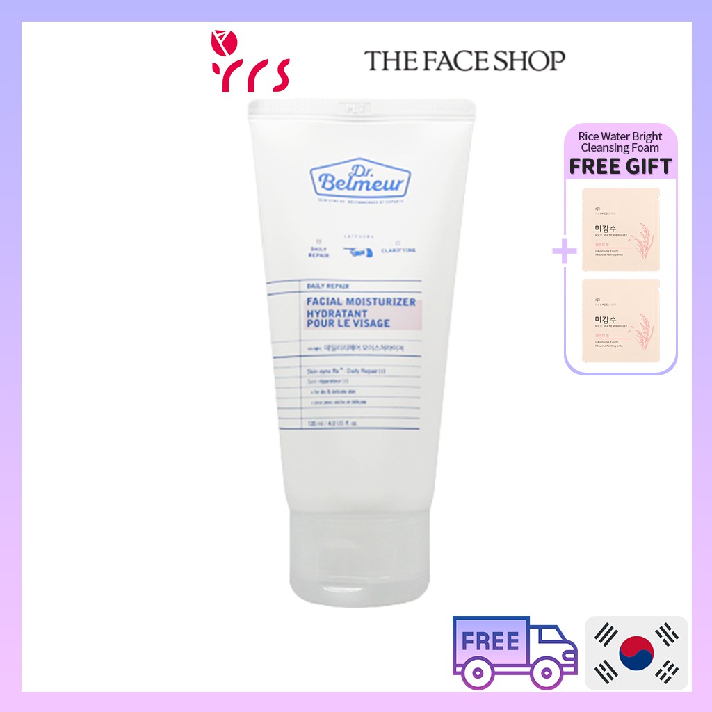 The Face Shop (Hàng Mới Về) Kem Dưỡng Ẩm Da Mặt Dr Belmeur 120ml Cao Cấp