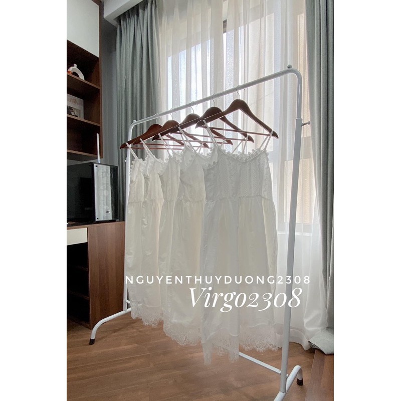[Ảnh thật/Sẵn]Váy 2 dây ren nàng thơ đi biển mùa hè/Đầm 2 dây ren Ulzzang