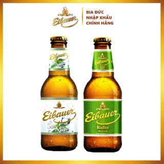 Bia eibauer trái cây ôn đới 2.5% và bạc hà 2.5% | combo 2 chai 250ml | bia đức nhập khẩu chính hãng